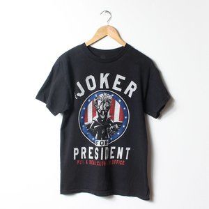 DC Comics Shirt Mens Medium Black Joker President Tee